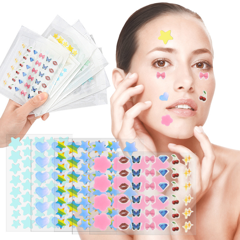 Beauty Makeup Tool - カラー漫画ニキビパッチスキンケアステッカーコンシーラーフェイシャルスポットビューティーメイクアップツール