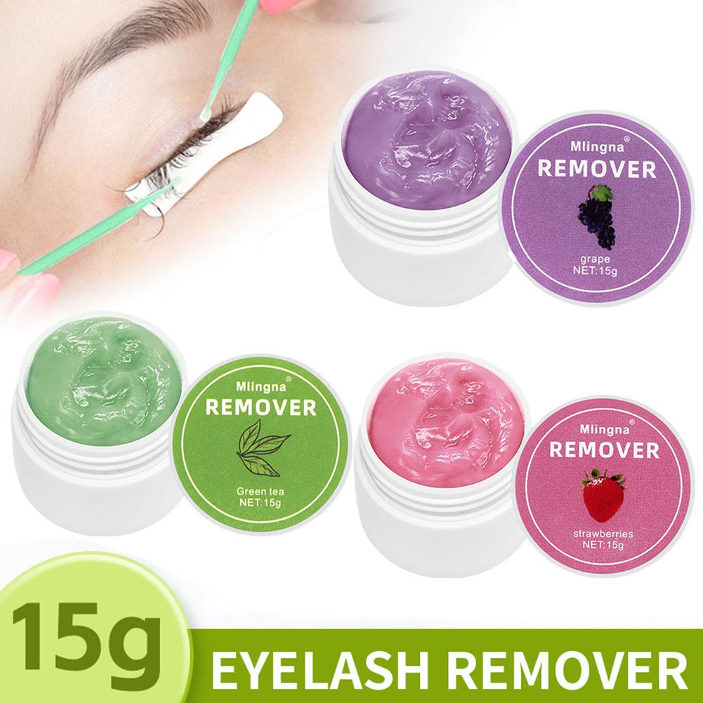 Beauty Makeup Tool - まつげ接着剤リムーバークリーム透明プロフェッショナルクイックアンロード接着剤ゼロ刺激リムーバークリームメイクアップツール