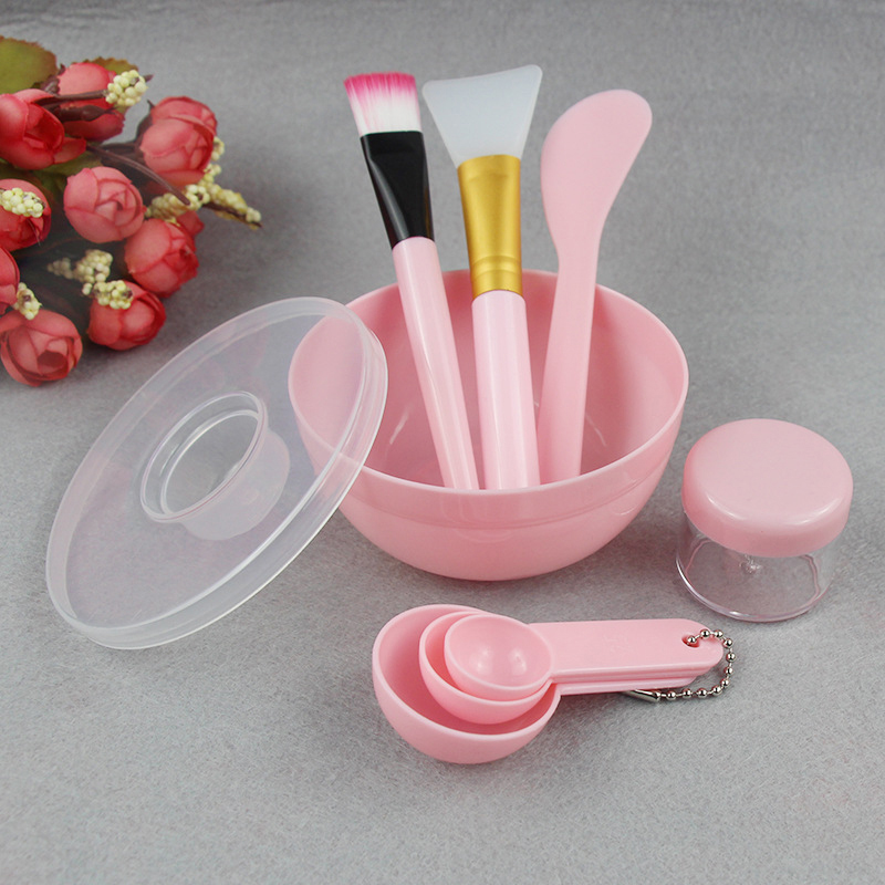 Beauty Makeup Bar - 1セットフェイシャルブラシマスクボウルスプーンセットマスクブラシバーDIY美容ツールミキシングツールスキンケアメイクアップ用品女性用フェイシャルツール