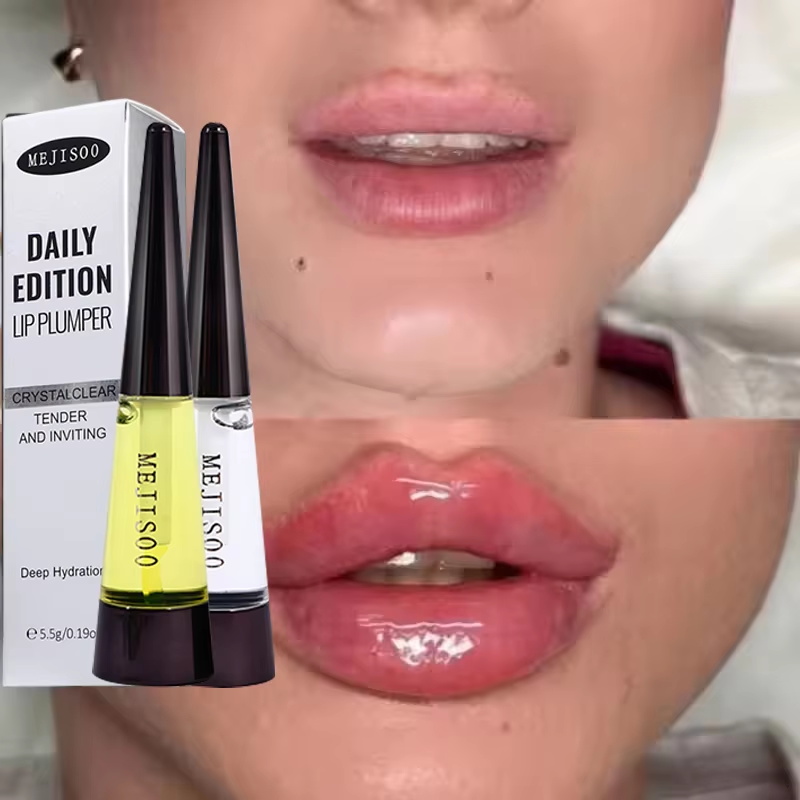 Lip Gloss Plumping - 速攻プランピングリップバーム 保湿効果で唇を柔らかく スキンプランパーグロスオイル ベタつかない デイリーケアマスク ビューティーメイクアップコスメ製品