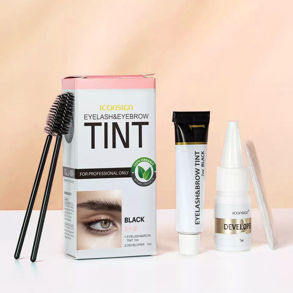 Bb Cream Tinted - まつげ眉毛染料ティントキット高速ティント眉染料ジェル眉毛クリームブラック/ブラウン/コーヒーブロウエンハンサーマスカラメイクアップツール