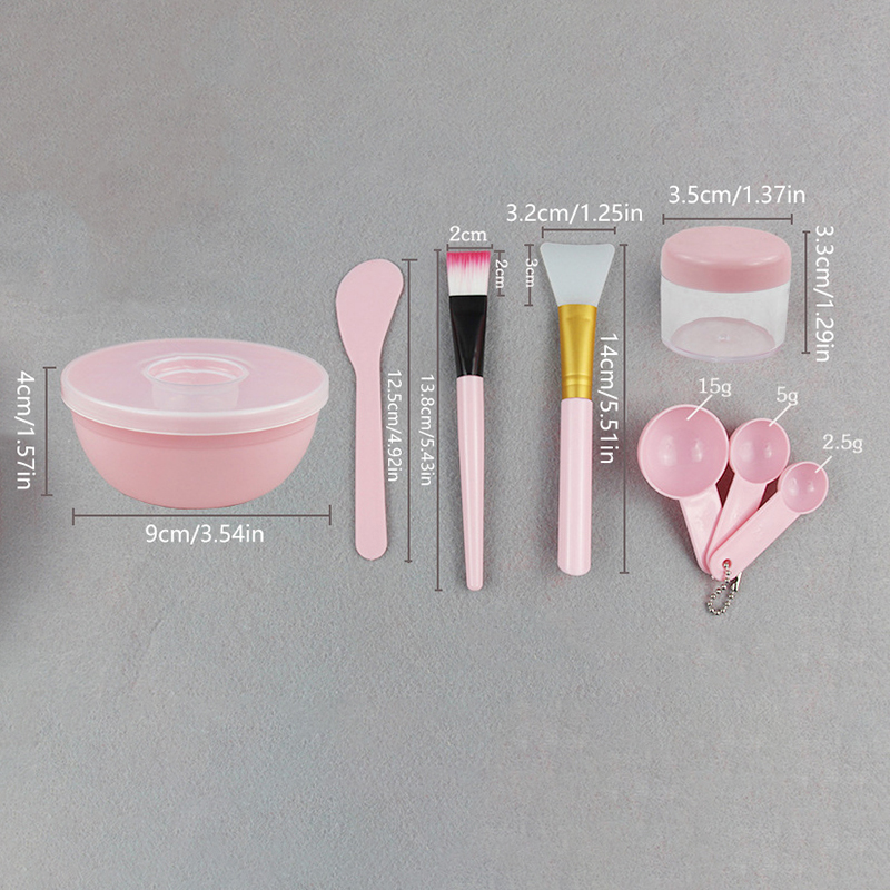 Beauty Makeup Tools Set - フェイシャルブラシマスクボウルスプーンセットマスクブラシバーDIY美容ツールミキシングツールスキンケアメイクアップ用品女性用フェイシャルツール