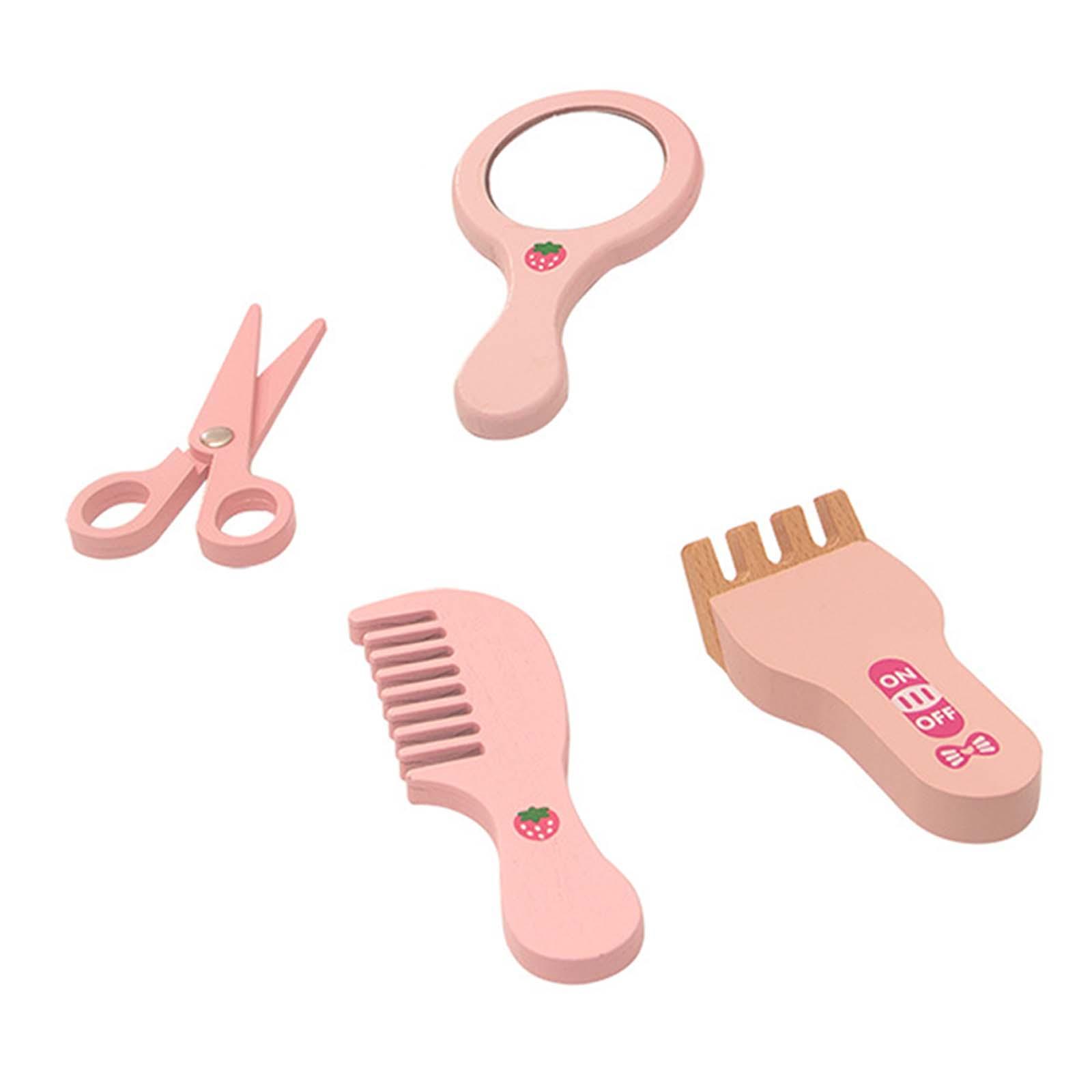 Beauty Makeup Gift Sets - 木製メイクアップビューティーおもちゃセット 小さな女の子向け化粧品おもちゃ 微細運動能力向上 ロールプレイング ハロウィン 誕生日