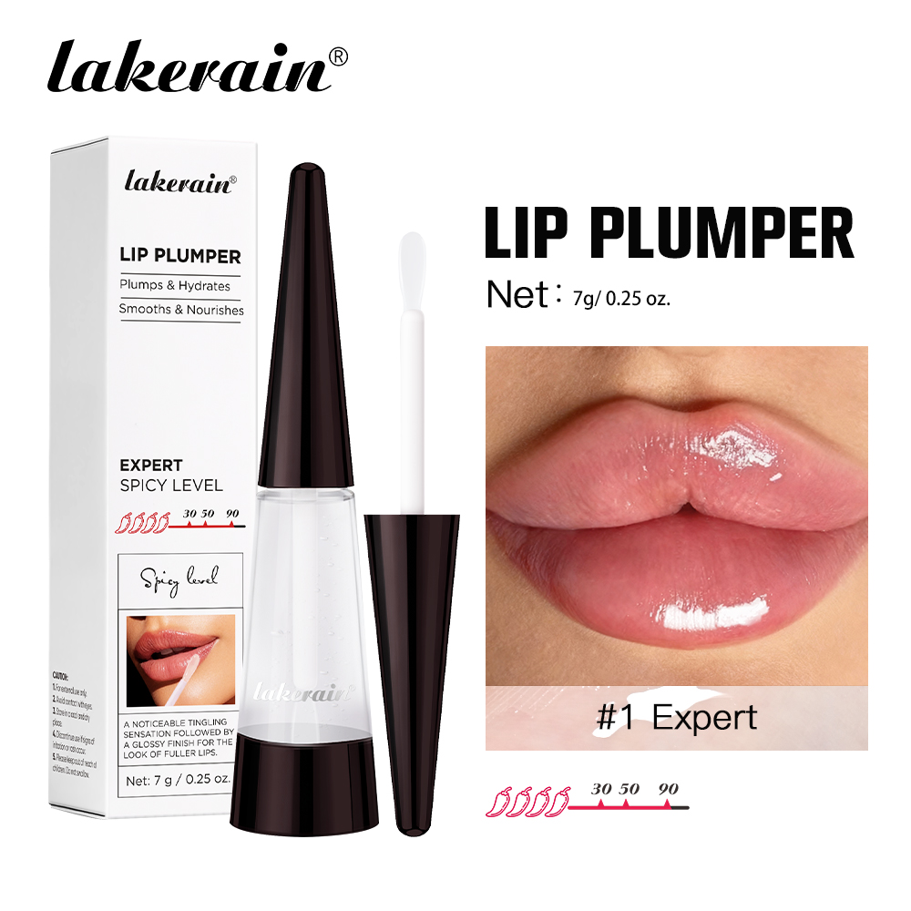Lip Gloss Plumping - リッププランパー 透明感のあるプランピングリップグロス リードルショット 保湿プランプリップケア ブライトニング エンハンスリップセラム