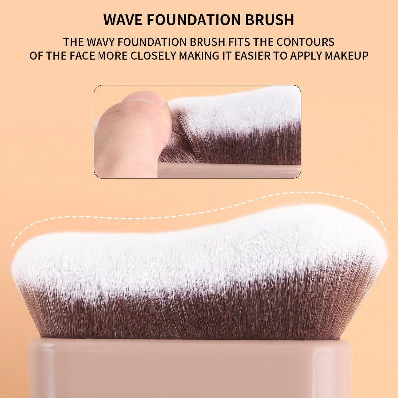 1個入りハンドヘルドメイクアップブラシ、ファンデーションブラ - Beauty Makeup Products のレビューと価格