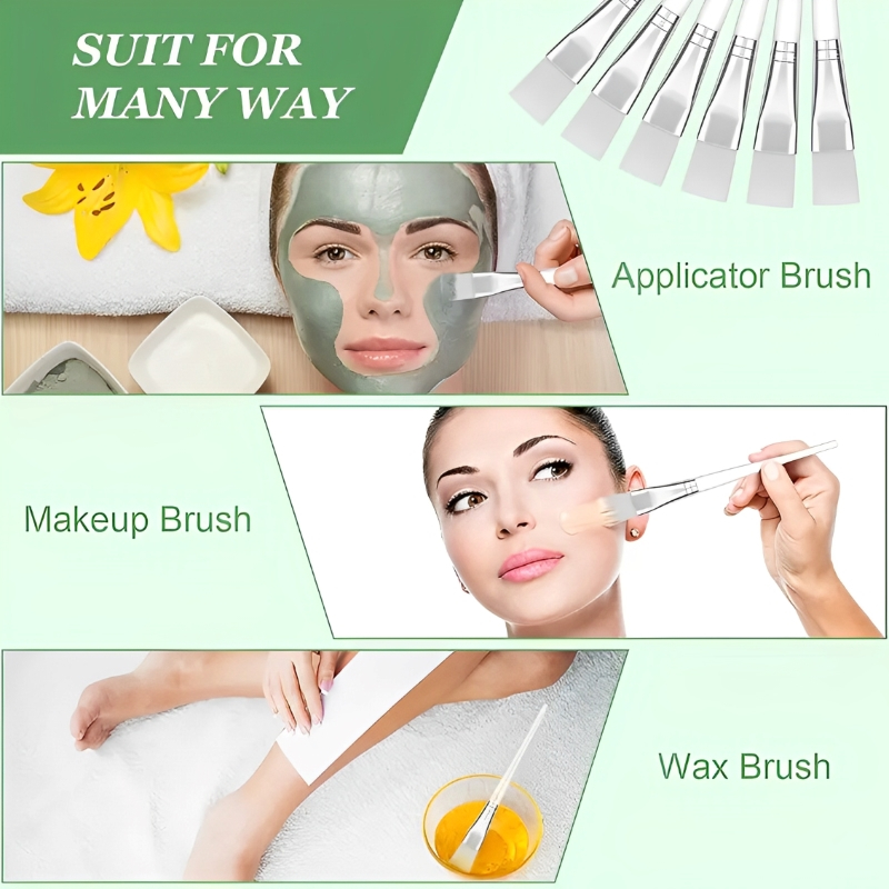 12 ピース/セットフェイシャルマスクブラシソフト毛透明クリ - Beauty Makeup Tools Set のレビューと価格