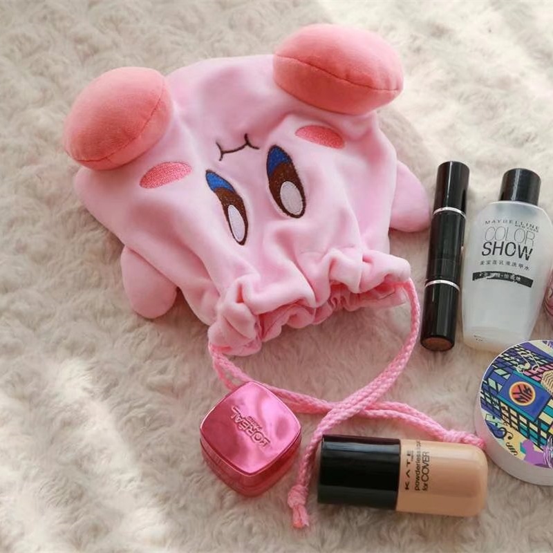 カービィの収納袋女性漫画アニメフィギュア化粧バッグかわいいバ - Beauty Makeup Vanity のレビューと価格