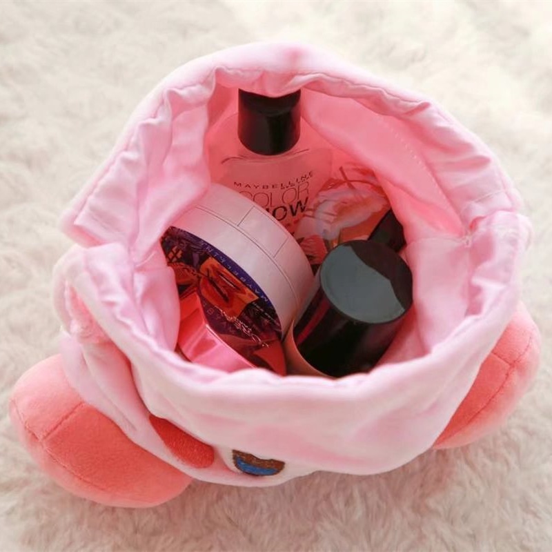 カービィの収納袋女性漫画アニメフィギュア化粧バッグかわいいバ - Beauty Makeup Vanity のレビューと価格