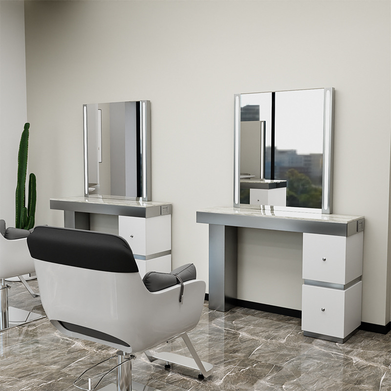 新しいデザインの理容室用バニティデスク、化粧台用ミラーライト - Beauty Makeup Design のレビューと価格