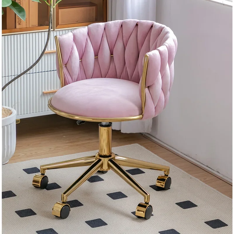 人間工学に基づいたベルベット張りのメイクアップチェア、家庭用 - Beauty Makeup Chair のレビューと価格