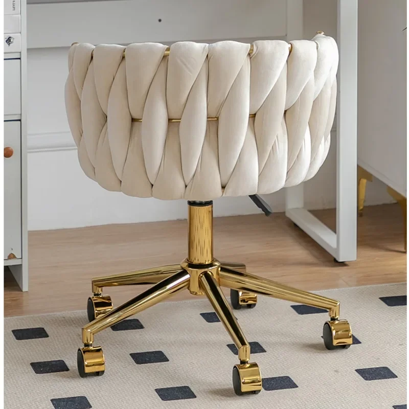 人間工学に基づいたベルベット張りのメイクアップチェア、家庭用 - Beauty Makeup Chair のレビューと価格