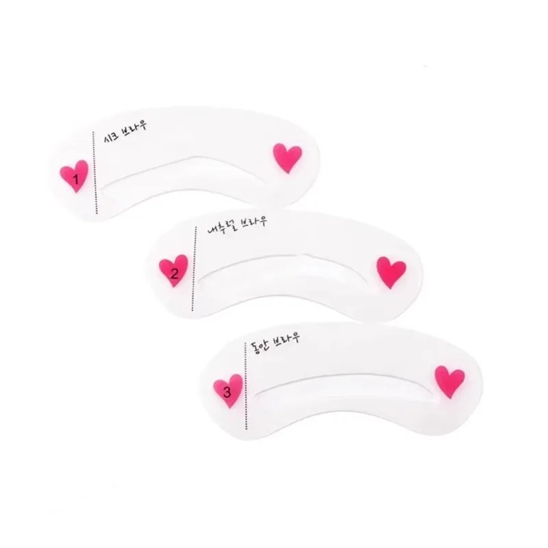 1/2/4/6 セット再利用可能な眉毛ステンシル美容メイク眉 - Beauty Makeup Tools Set のレビューと価格