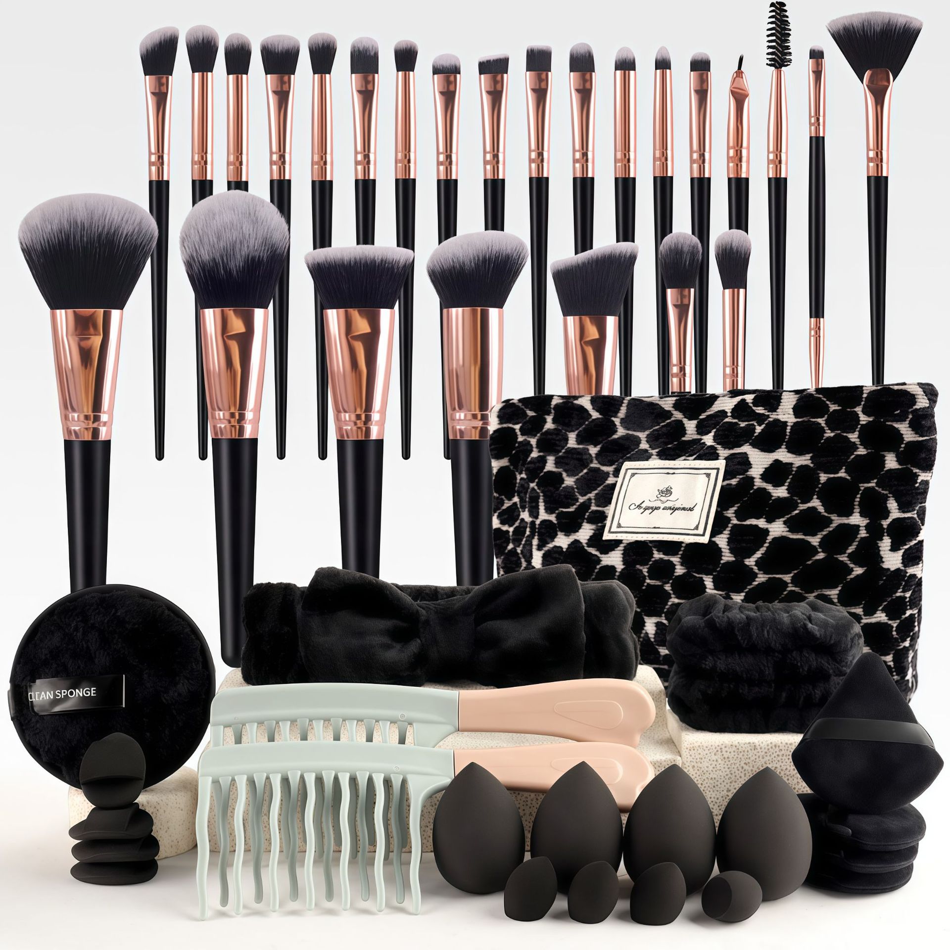 メイクブラシセット シックな香りのスタイル ビューティーツー - Beauty Makeup Tools Set のレビューと価格