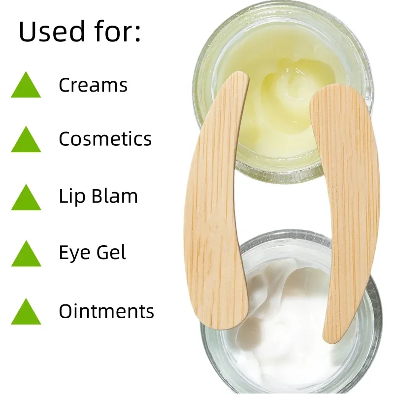 20/50/100/200本 竹製マスクスパチュラ 化粧品  - Beauty Makeup Tool のレビューと価格