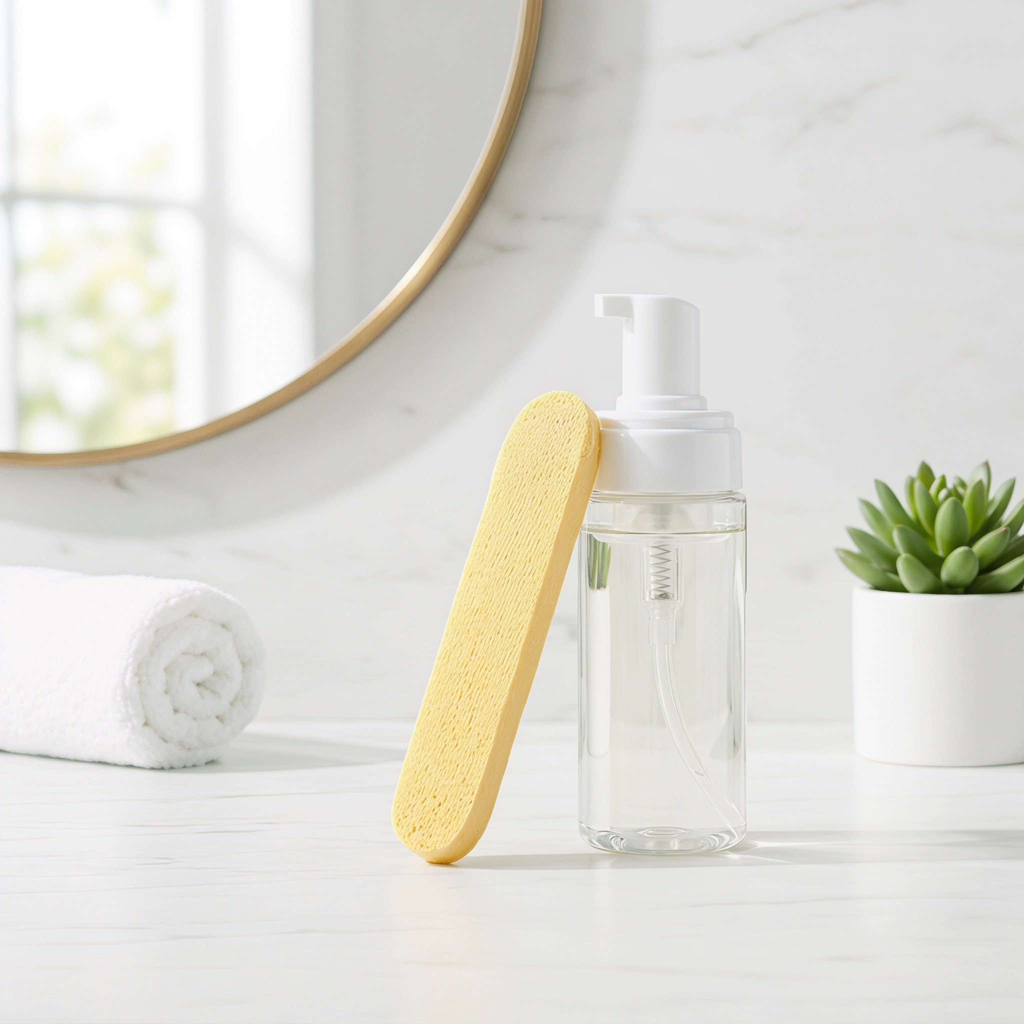 丸型圧縮メイクアップフェイシャルスポンジ ソフトクレンジング - Beauty Makeup Tool のレビューと価格