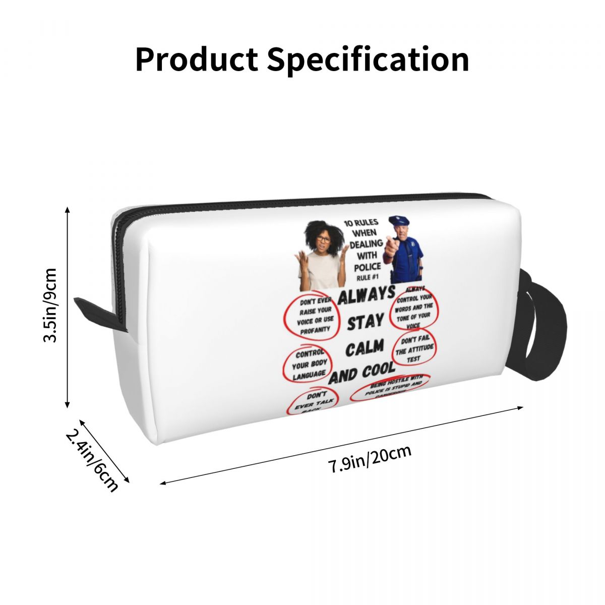 ルール # 警察官との接合時用メイクアップバッグ、化粧品オー - Beauty Makeup Deals のレビューと価格