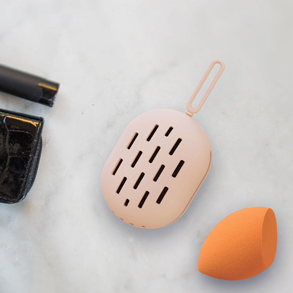 2個入りメイクアップスポンジボックス シリコンパフホルダー  - Beauty Makeup Design のレビューと価格