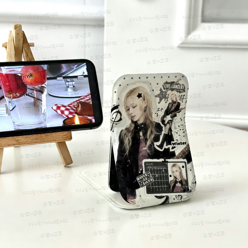 Aespas ミニ折りたたみ化粧鏡垂直デスクトップ化粧鏡ポー - Beauty Makeup Vanity のレビューと価格