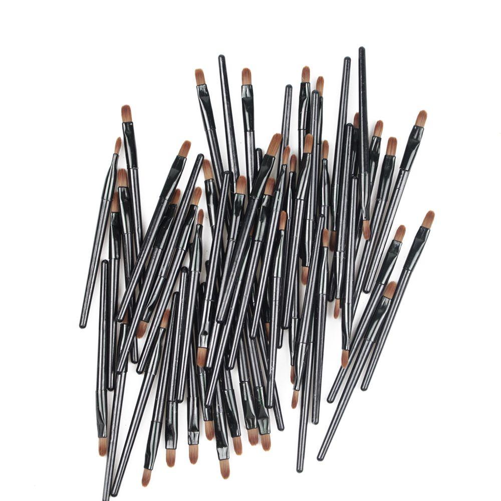 50/100 個使い捨てリップブラシセット口紅グロスワンドア - Beauty Makeup Tool のレビューと価格