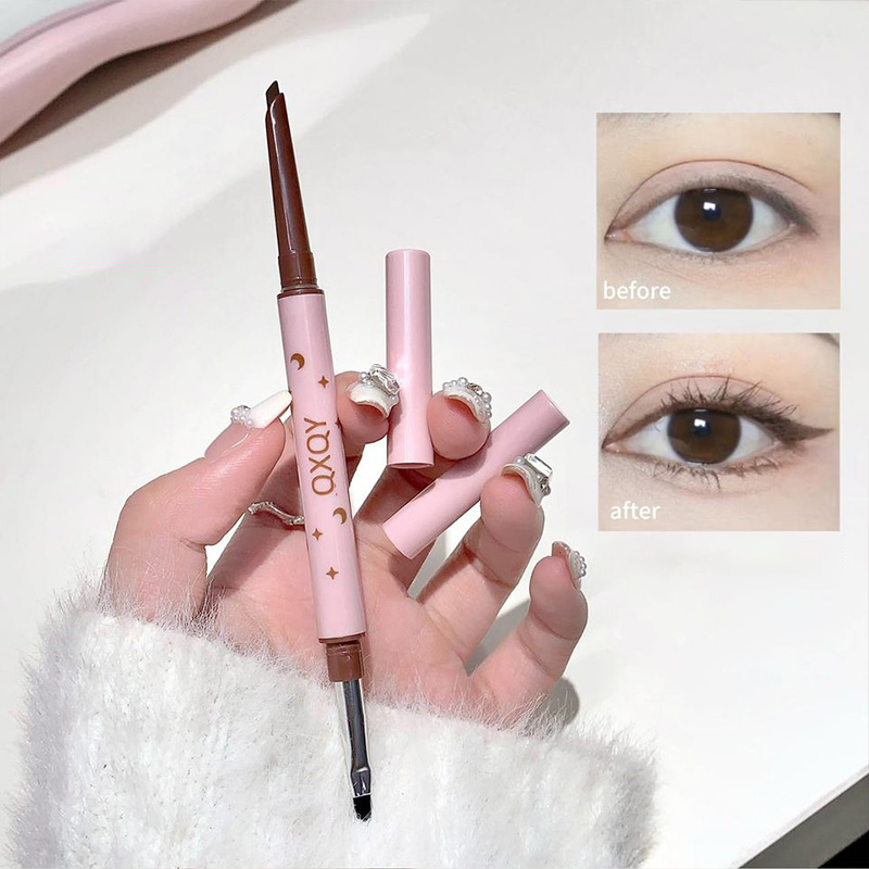 QXQY ダブルヘッドアイライナー、ツーインワンアイブロウペ - Beauty Makeup Products のレビューと価格