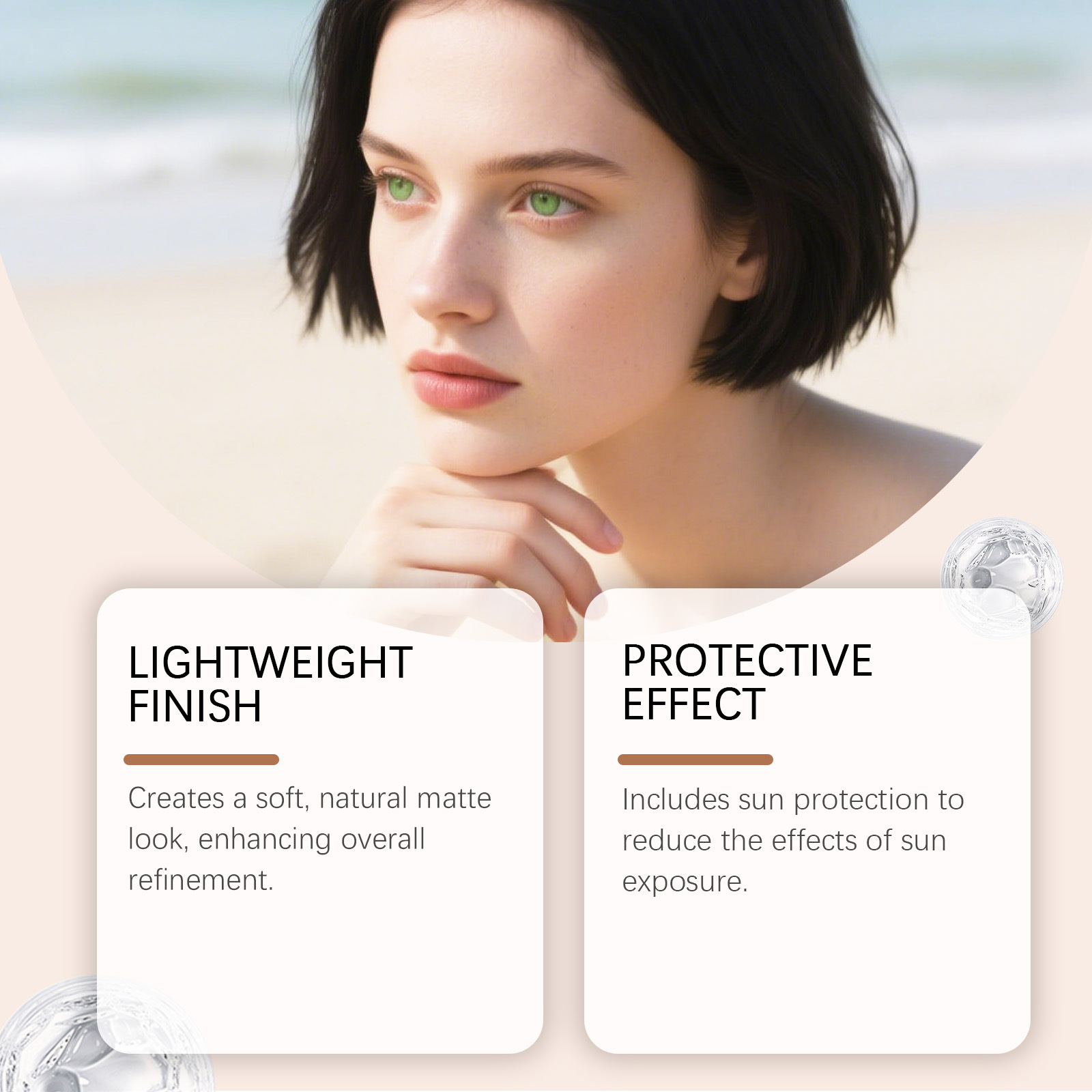 色付きBBクリーム日焼け止め SPF30++ フルカバー 毛 - Bb Cream Tinted のレビューと価格