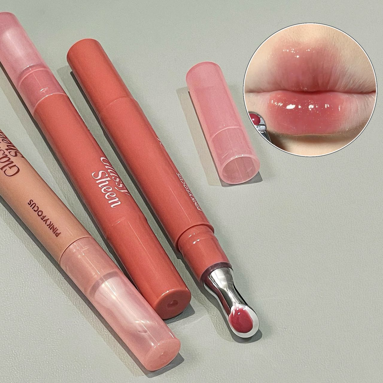 ピンキーフォーカス ハイドレーティング セラム リップグロス - Lip Gloss Plumping のレビューと価格