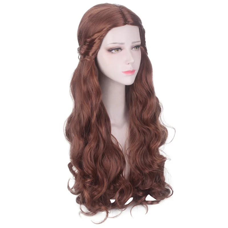 美女と野獣 コスプレウィッグ ベルプリンセス ライトブラウン - Beauty Makeup Vanity のレビューと価格