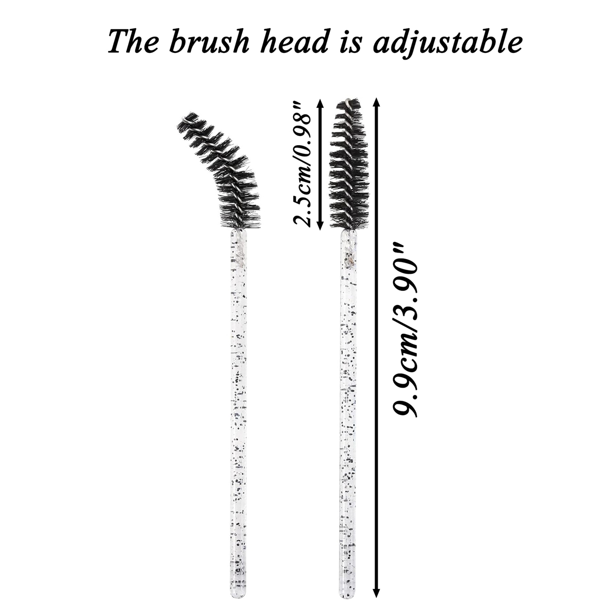 100個使い捨てまつげマスカラブラシ、ワンドアプリケーター眉 - Beauty Makeup Products のレビューと価格