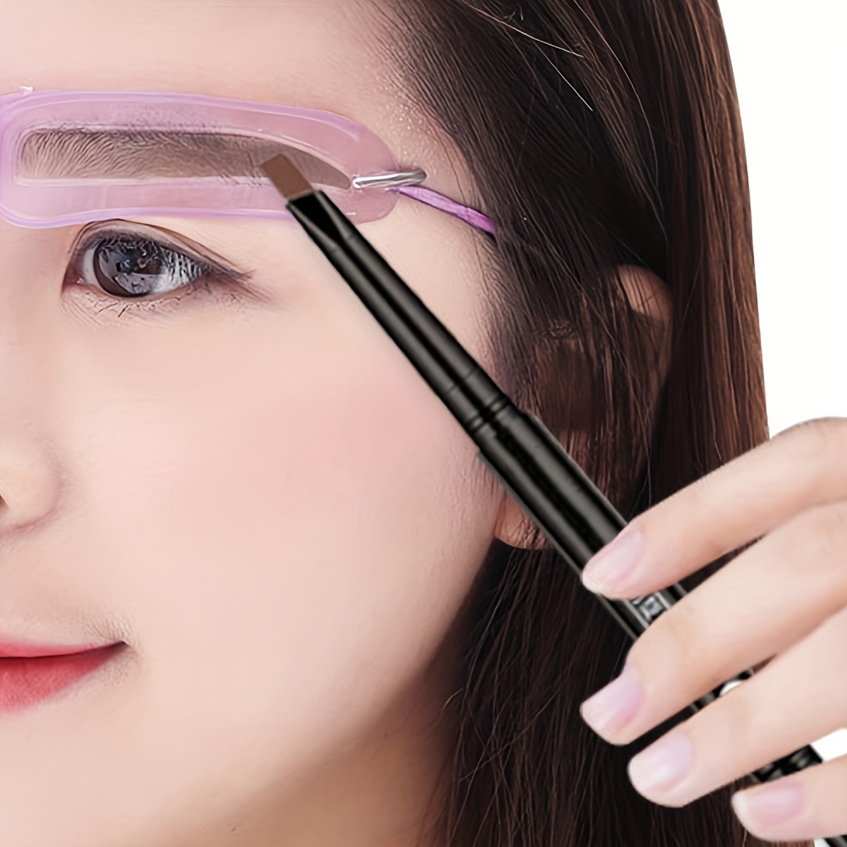 8 in 1 再利用可能な眉毛ステンシルビューティーメイクア - Beauty Makeup Tools Set のレビューと価格