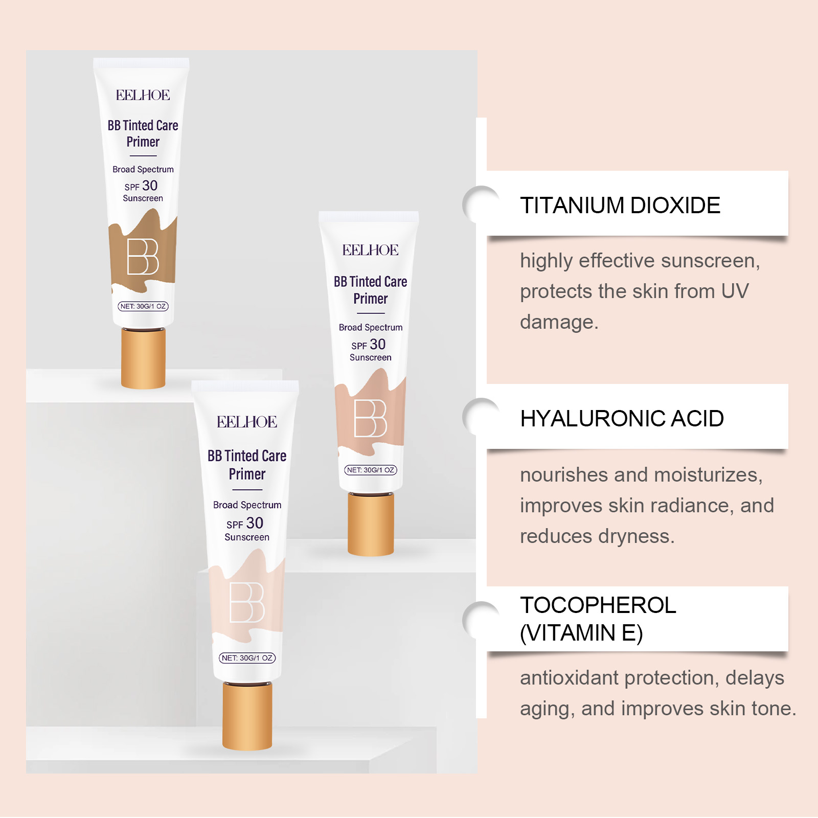 保護BBクリーム - 顔のシミをカバー、保湿、毎日の保護、テ - Bb Cream Tinted のレビューと価格