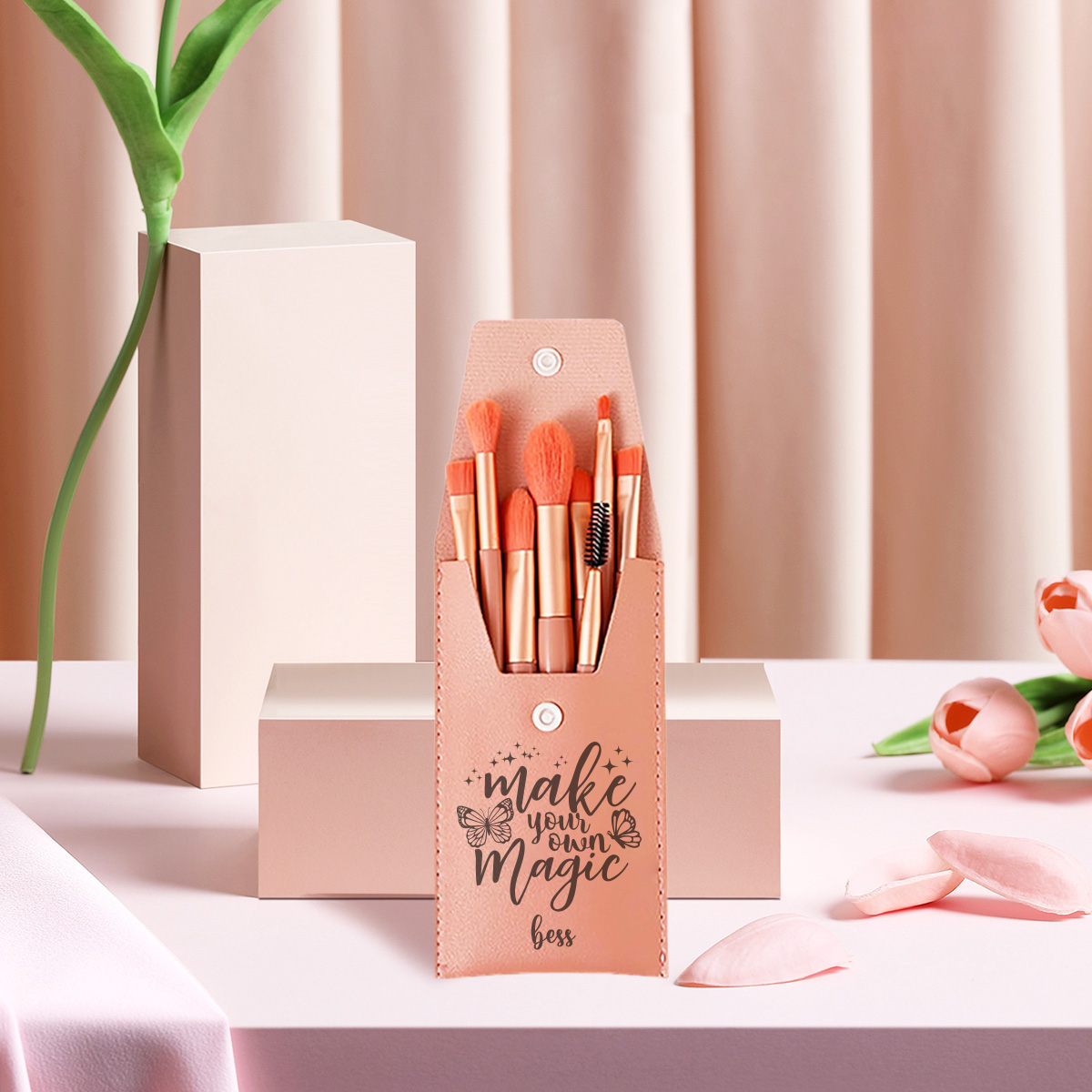 1個入りカスタムネームメイクブラシ、美容ツール、シンプルでス - Beauty Makeup Design のレビューと価格