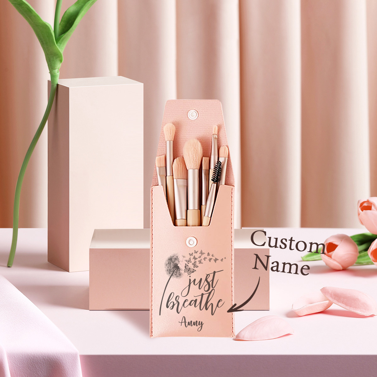 1個入りカスタムネームメイクブラシ、美容ツール、シンプルでス - Beauty Makeup Design のレビューと価格