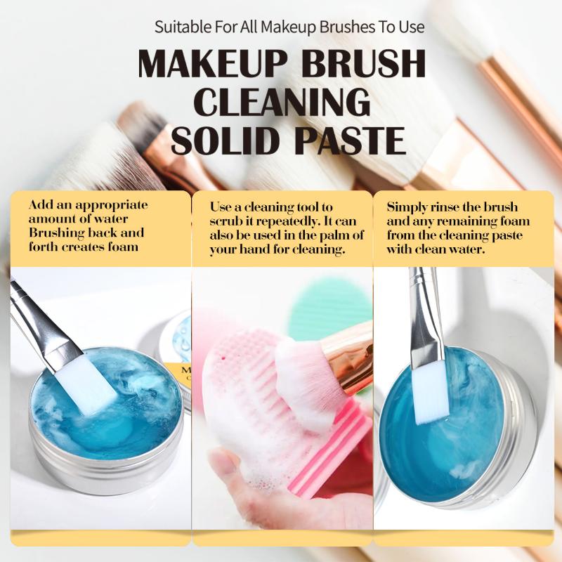 60gメイクブラシ用ビューティスポンジ洗浄石鹸、多機能洗浄バ - Beauty Makeup Bar のレビューと価格