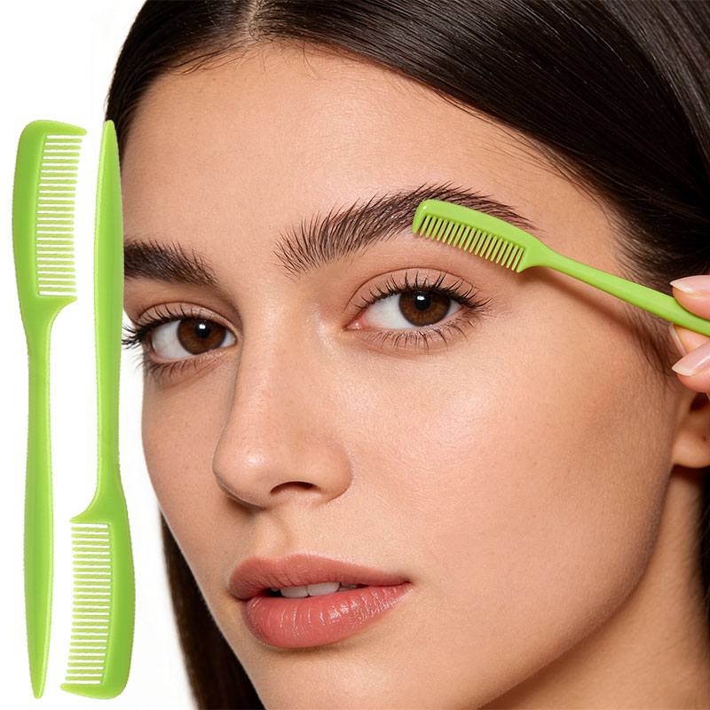 25 個マルチカラーミニ眉毛コームセットポータブル細歯プラス - Beauty Makeup Tools Set のレビューと価格