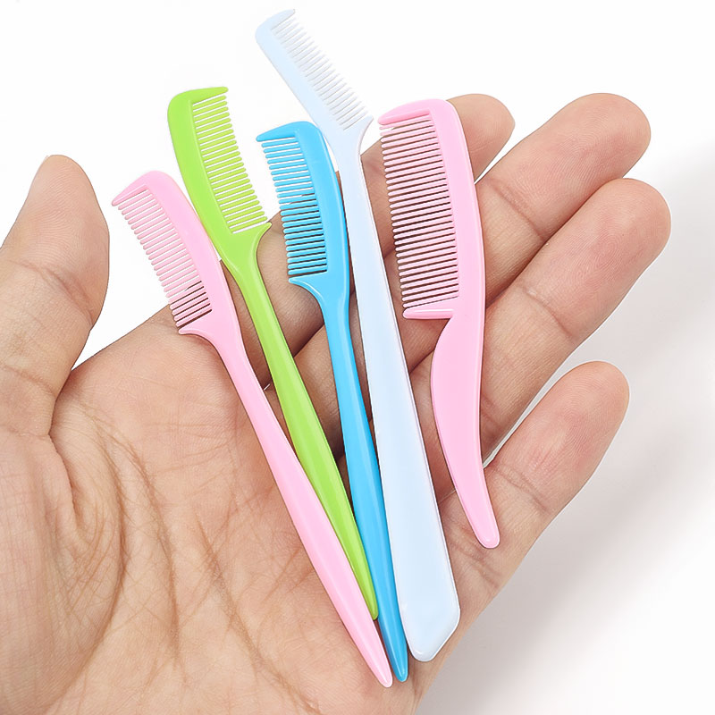 25 個マルチカラーミニ眉毛コームセットポータブル細歯プラス - Beauty Makeup Tools Set のレビューと価格