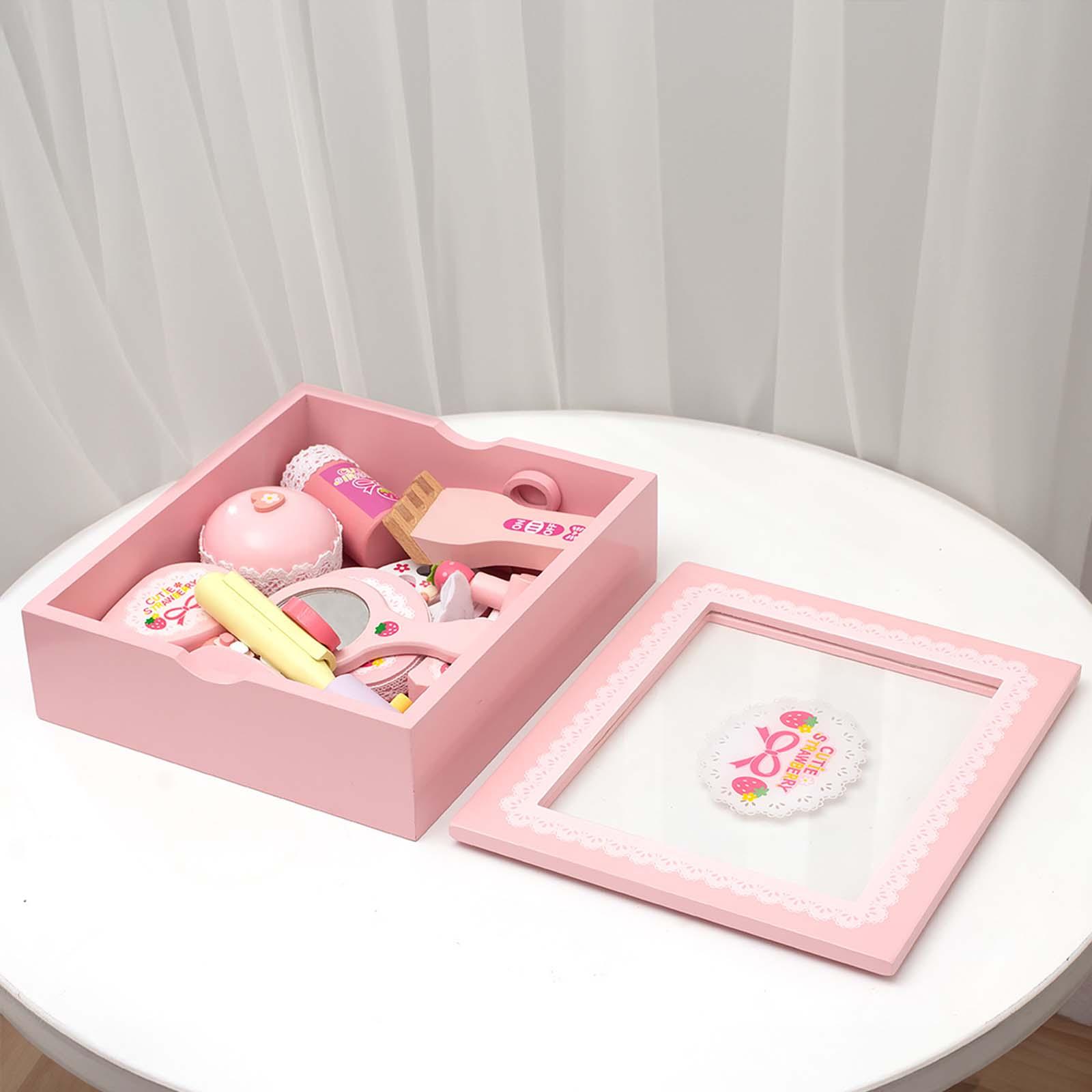 木製メイクアップビューティーおもちゃセット 小さな女の子向け - Beauty Makeup Gift Sets のレビューと価格
