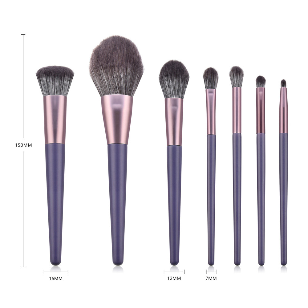 7 個のメイクブラシクリスマスギフトパープルプロフェッショナ - Beauty Makeup Gift Sets のレビューと価格