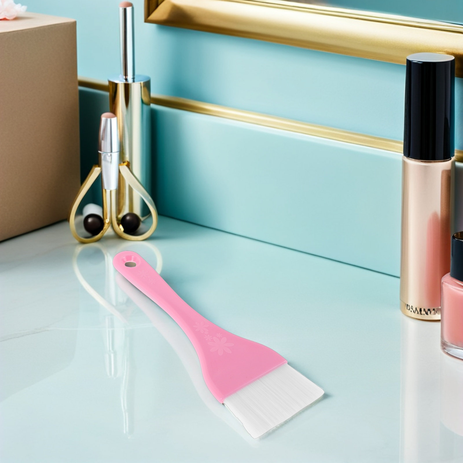 4個入りフェイシャルマスクアプリケーター ソフト大型メイクブ - Beauty Makeup Tools Set のレビューと価格