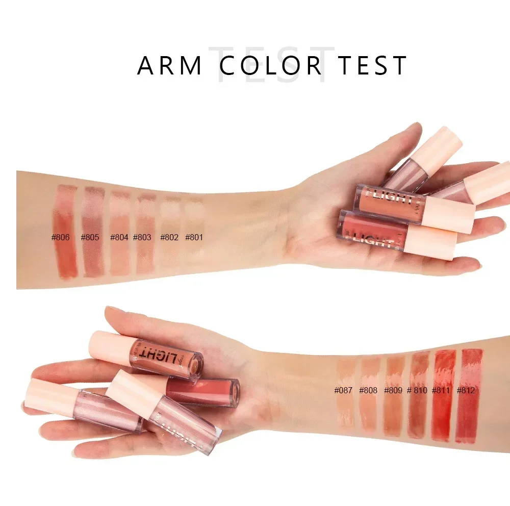 女性のための長持ちするリップグロス,口紅,ミラー,防水,化粧 - Lip Gloss Plumping のレビューと価格