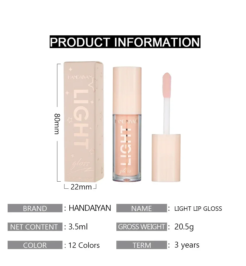 女性のための長持ちするリップグロス,口紅,ミラー,防水,化粧 - Lip Gloss Plumping のレビューと価格